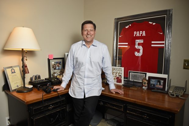 DANVILLE, CA - JANUARY 3: Bay Area sports commentator Greg Papa is photographed at his home in Danville, Calif., on Friday, Jan. 3, 2020. Papa currently is the play-by-play radio sportscaster for the San Francisco 49ers. (Jose Carlos Fajardo/Bay Area News Group)