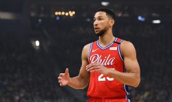 MILWAUKEE, WISCONSIN - FEBRUARY 22: Ben Simmons #25 of the Philadelphia 76ers waits for a pass during the first half of a game against the Milwaukee Bucks at Fiserv Forum on February 22, 2020 in Milwaukee, Wisconsin. NOTE TO USER: User expressly acknowledges and agrees that, by downloading and or using this photograph, User is consenting to the terms and conditions of the Getty Images License Agreement. (Photo by Stacy Revere/Getty Images)
